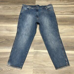 Olsen Mona slim blue denim jeans size 16
